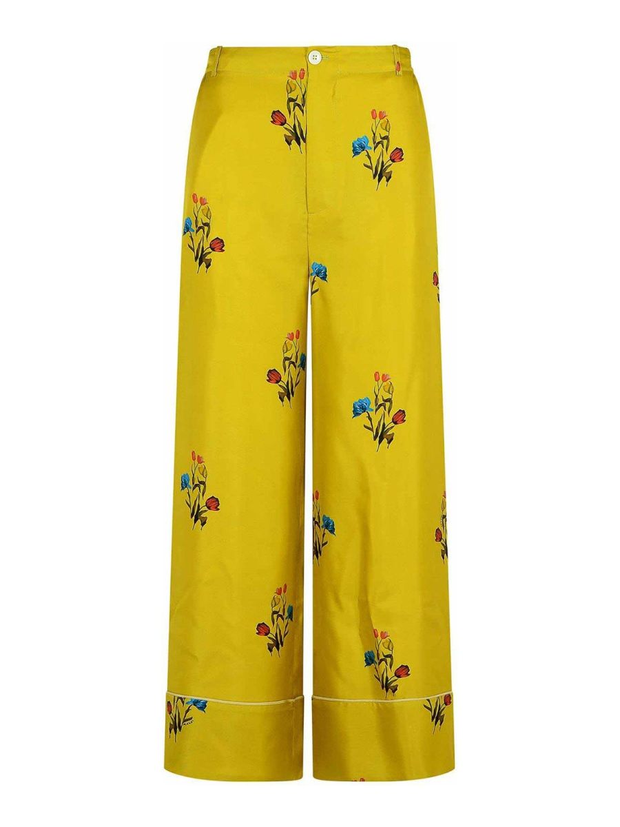 Marni Pantalons Décontractés - Jaune