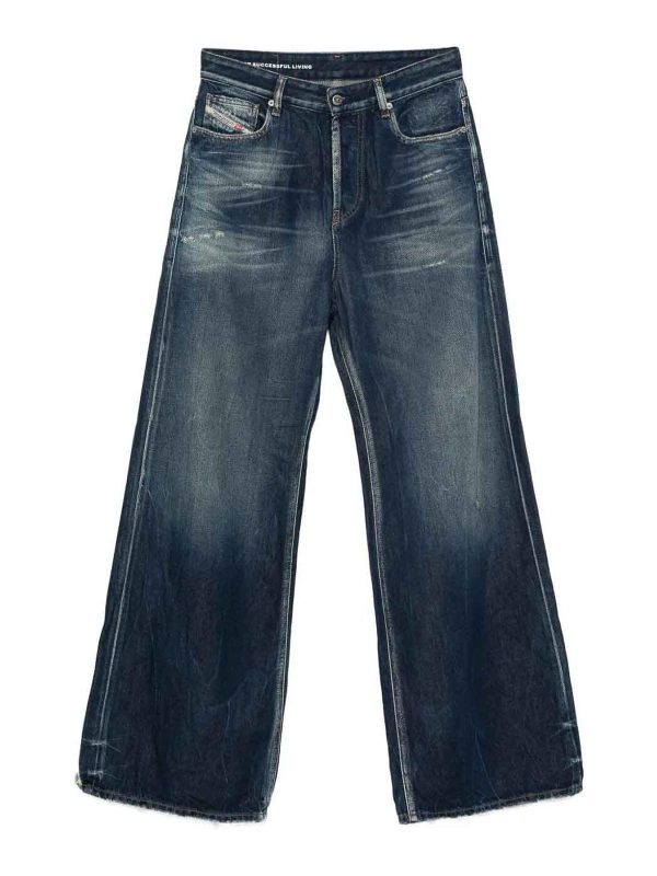 Diesel Jean Bootcut - Foncé Délavé