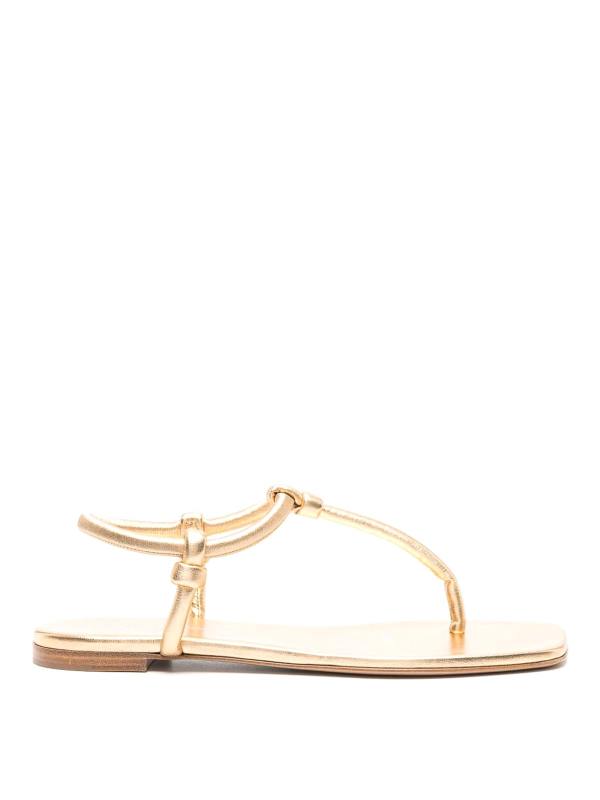Gianvito Rossi Sandales - Or