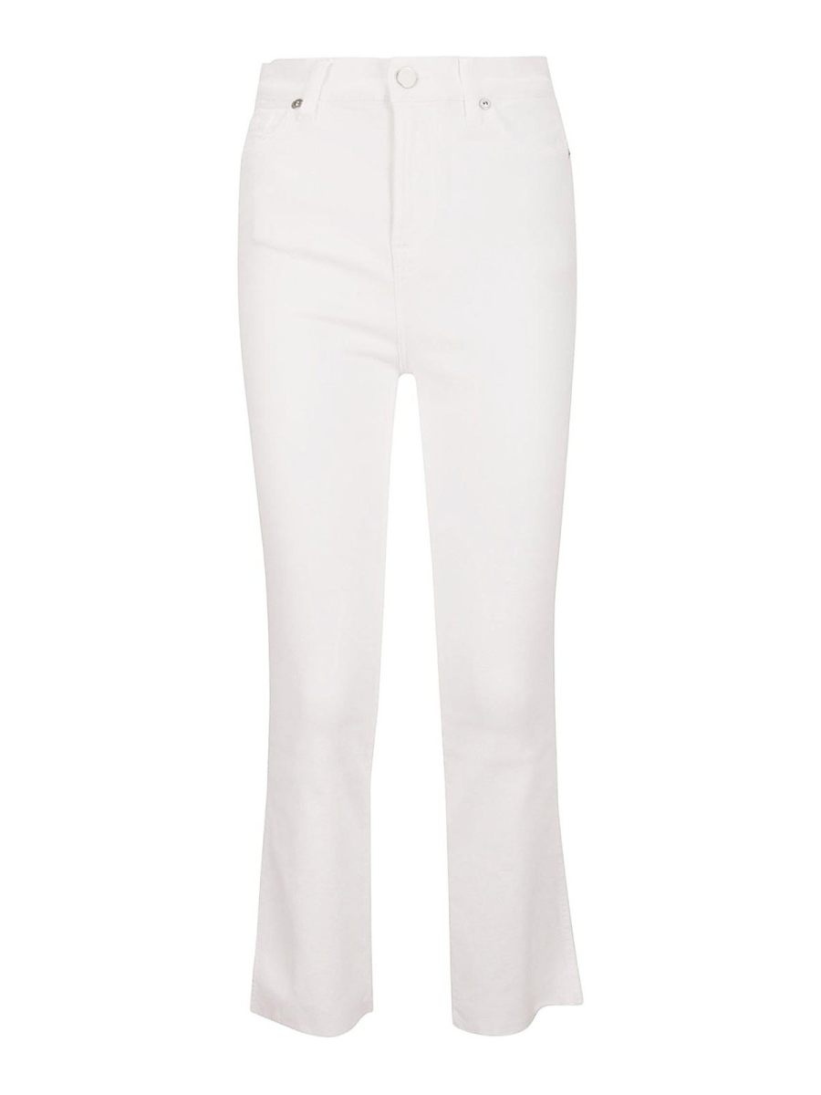 7 For All Mankind Jean Droit - Blanc