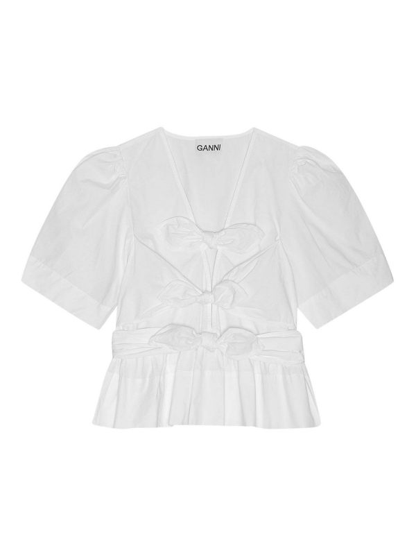 Ganni Blouse - Blanc