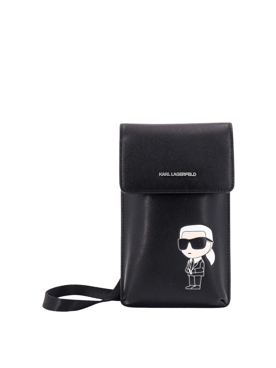 Karl Lagerfeld Sac Porté Épaule - Noir