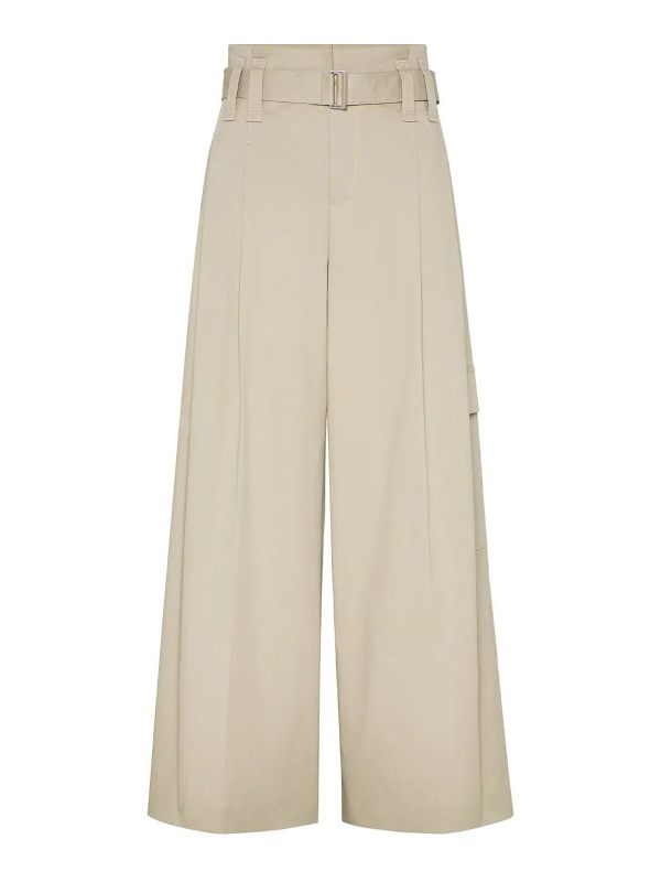 Brunello Cucinelli Pantalons Décontractés - Gris