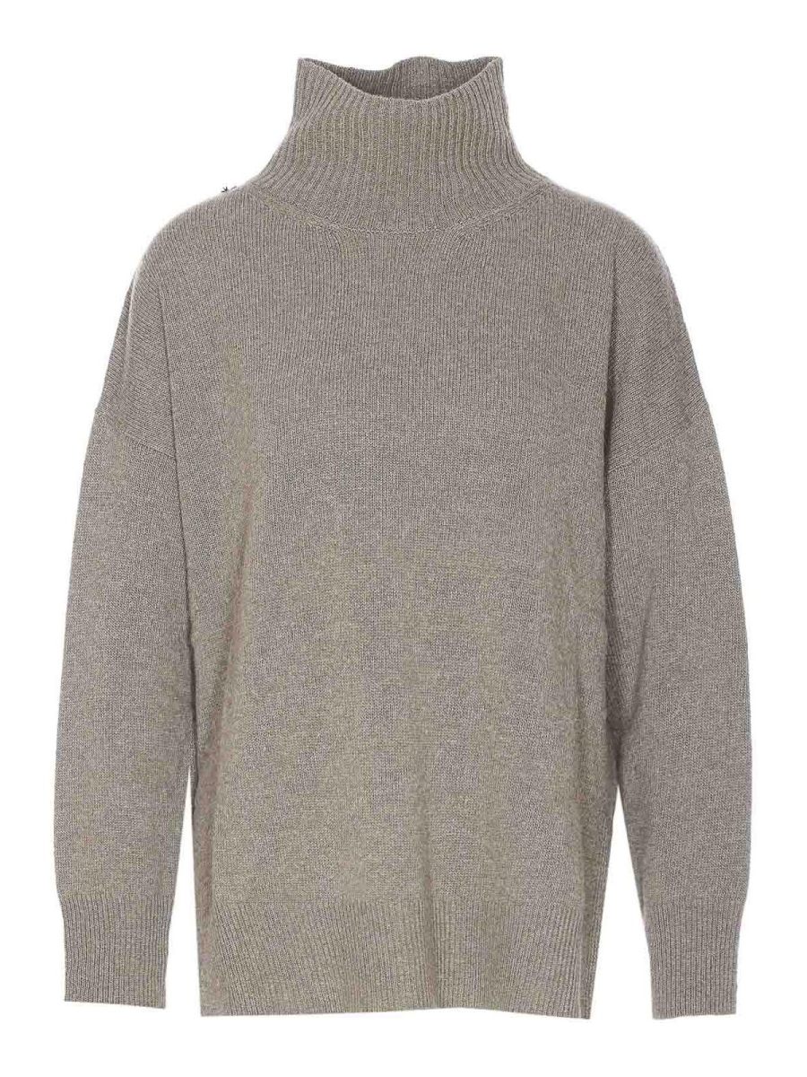 Roberto Collina Pull Col Rond - Gris