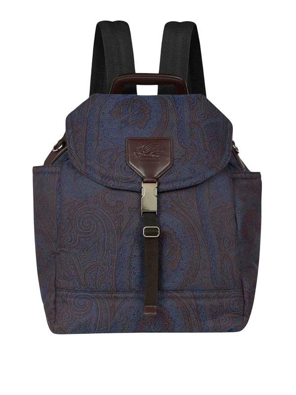 Etro Sac À Dos - Bleu