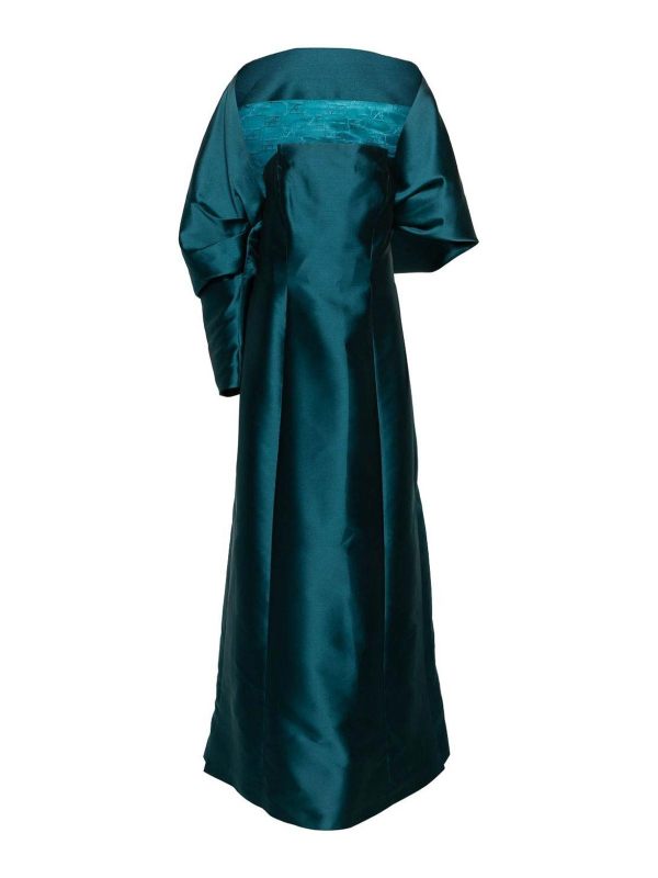 Alberta Ferretti Robe Au Genou - Bleu