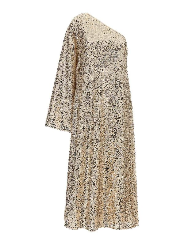 Rotate Birger Christensen Maxi Robe - Or