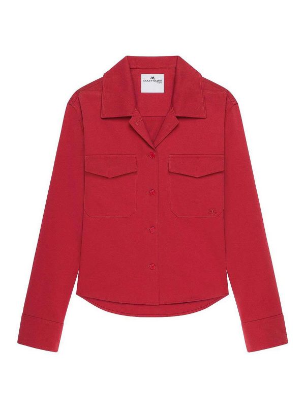 Courreges Chemise - Rouge