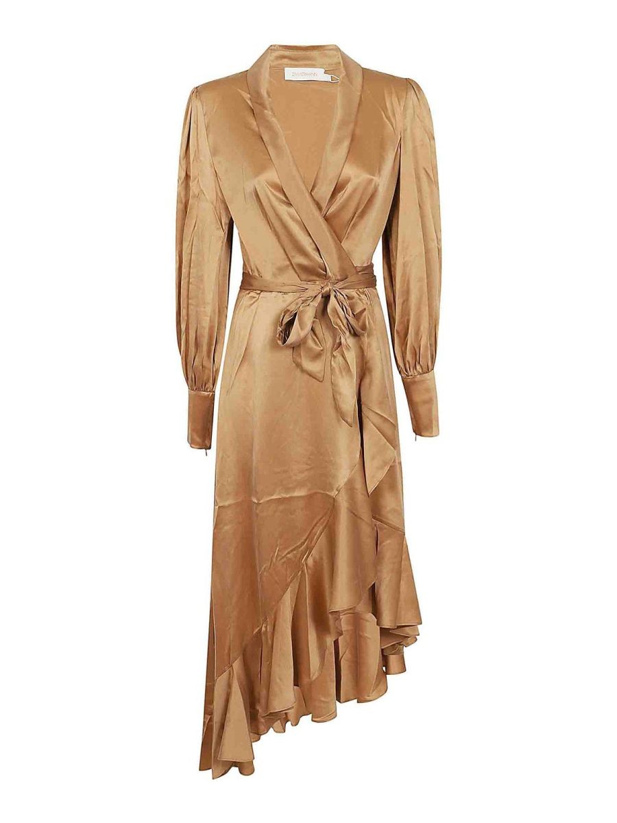 Zimmermann Robe Au Genou - Beige