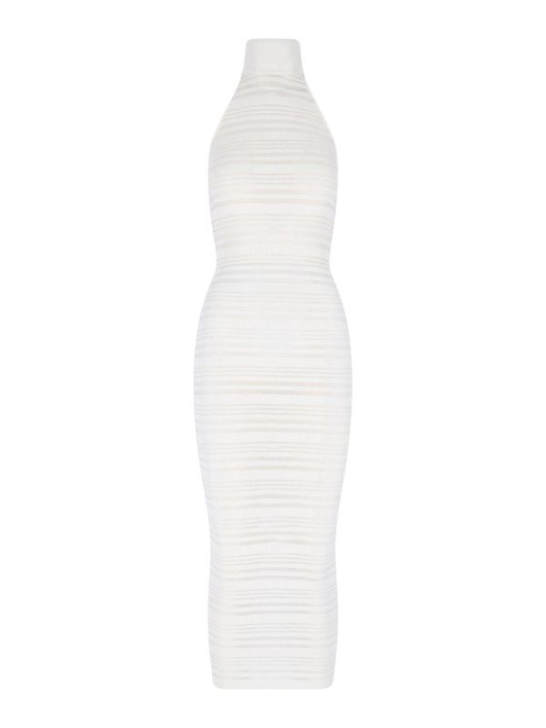 Andreādamo Robe Au Genou - Blanc
