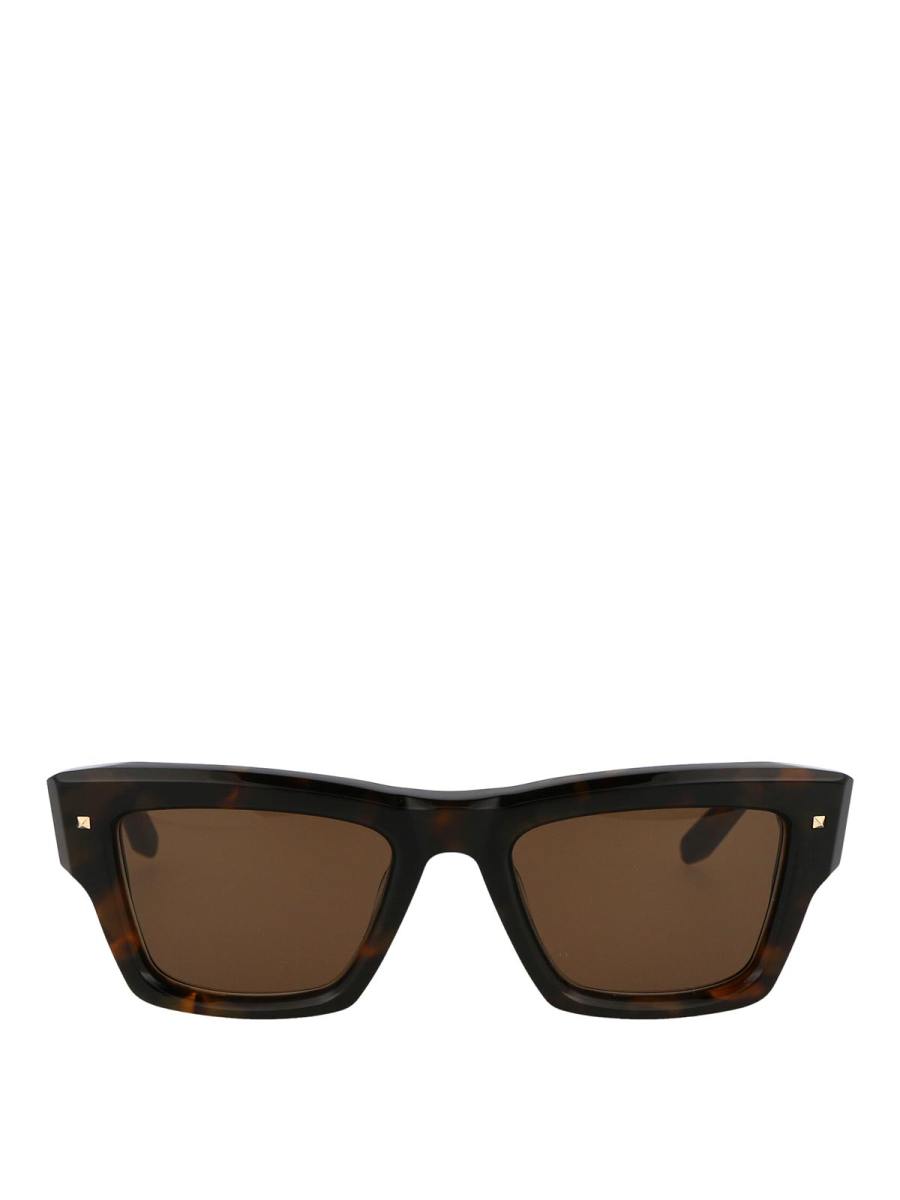 Valentino Garavani Lunettes De Soleil - Marron