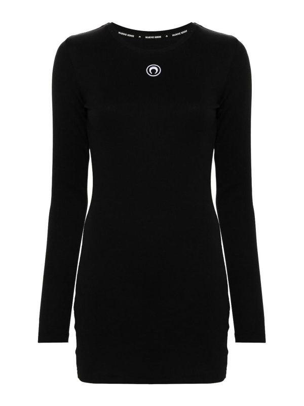Marine Serre Robe Courte - Noir