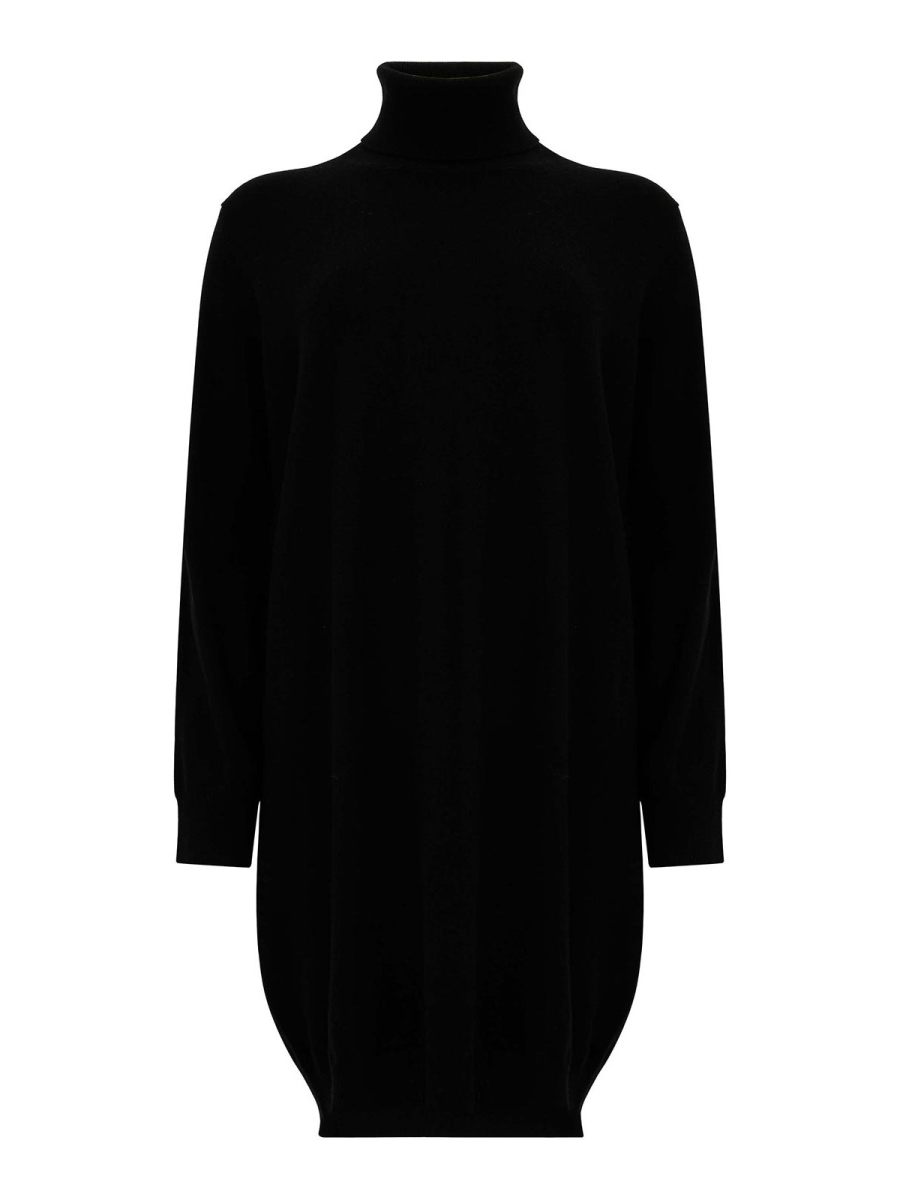 Kangra Cashmere Robe Courte - Noir