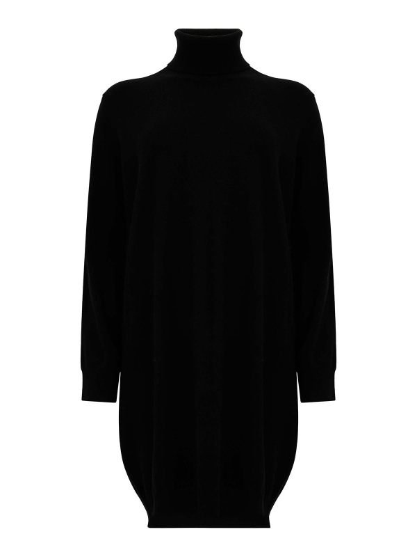 Kangra Cashmere Robe Courte - Noir