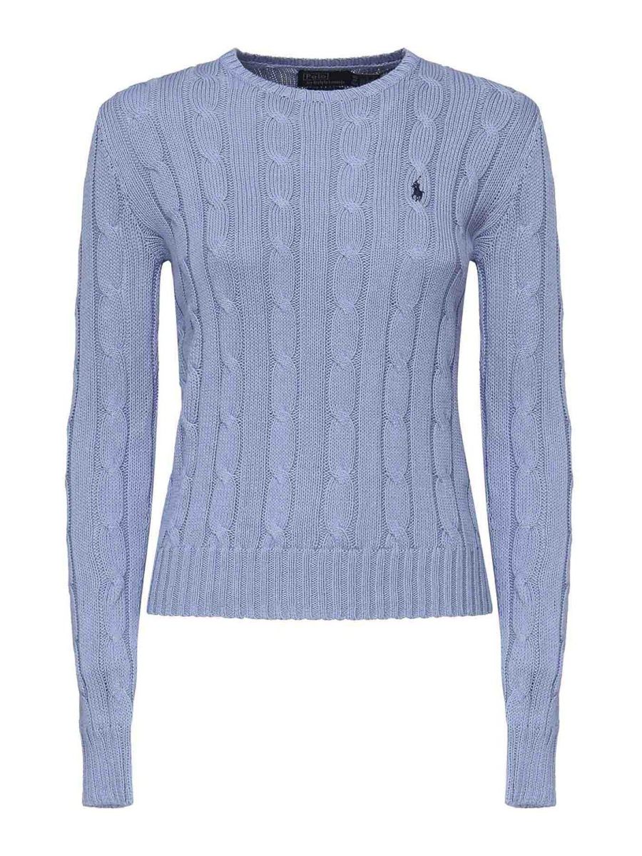 Polo Ralph Lauren Pull Col Rond - Bleu