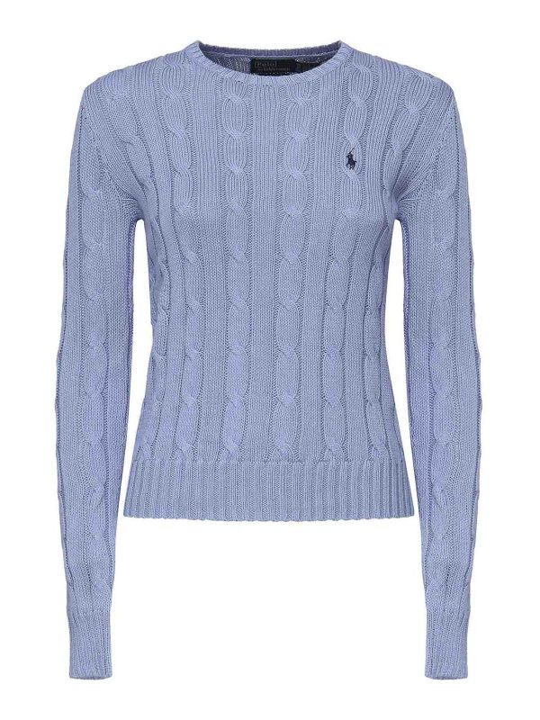 Polo Ralph Lauren Pull Col Rond - Bleu