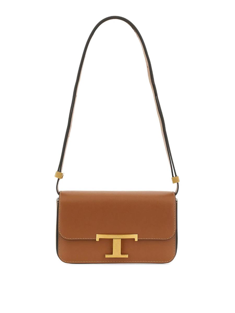 Tod's Sac Porté Épaule - Marron Clair