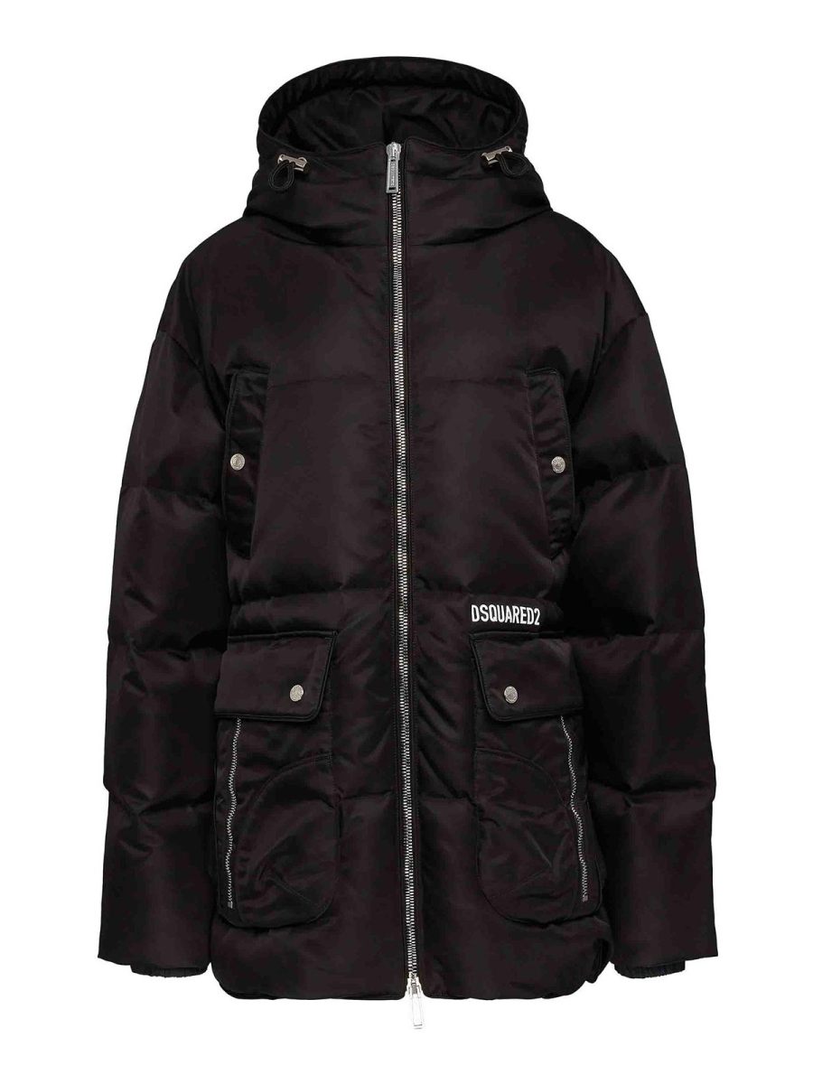 Dsquared2 Manteau Court - Noir