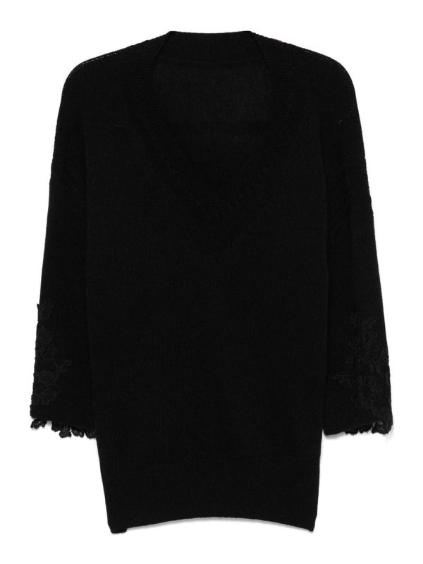 Ermanno Scervino Pull Col Bateau - Bleu