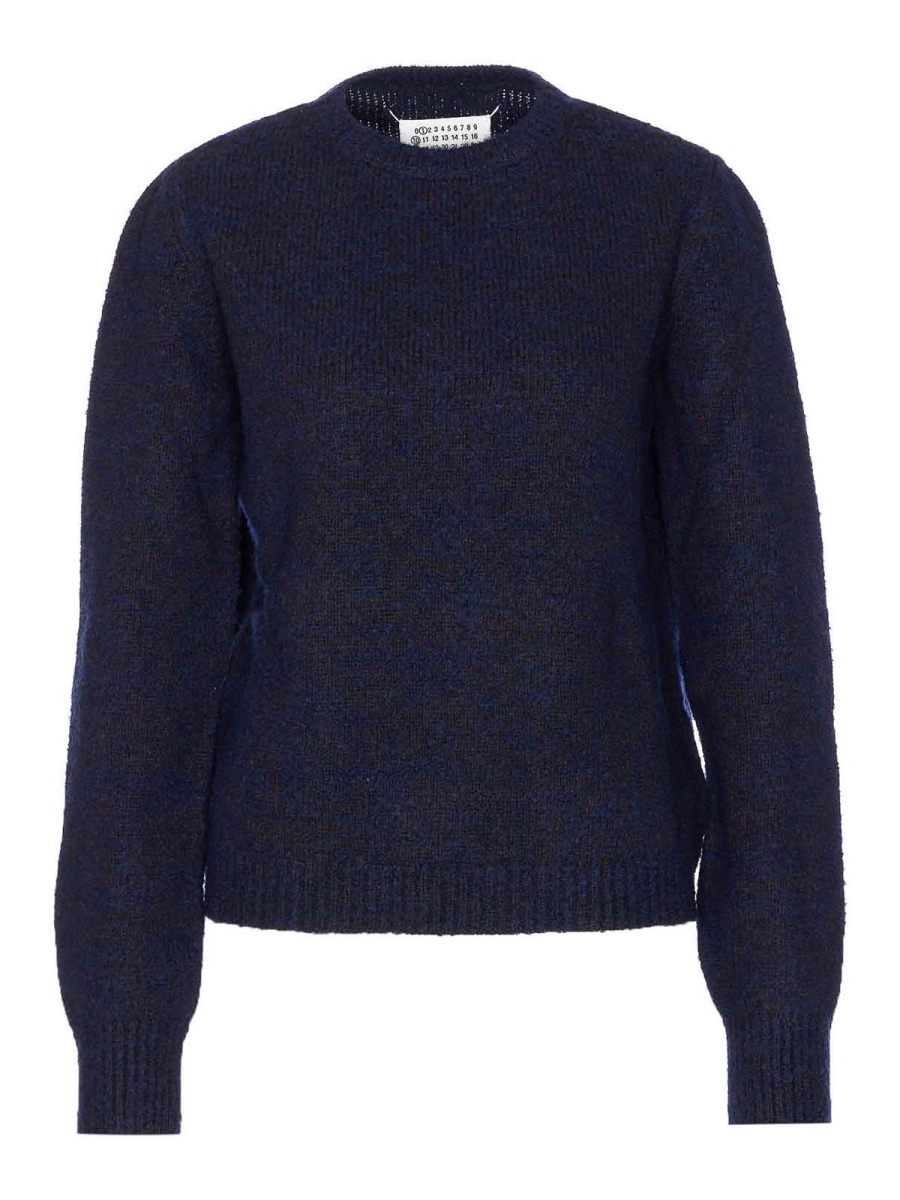 Maison Margiela Pull Col Rond - Bleu