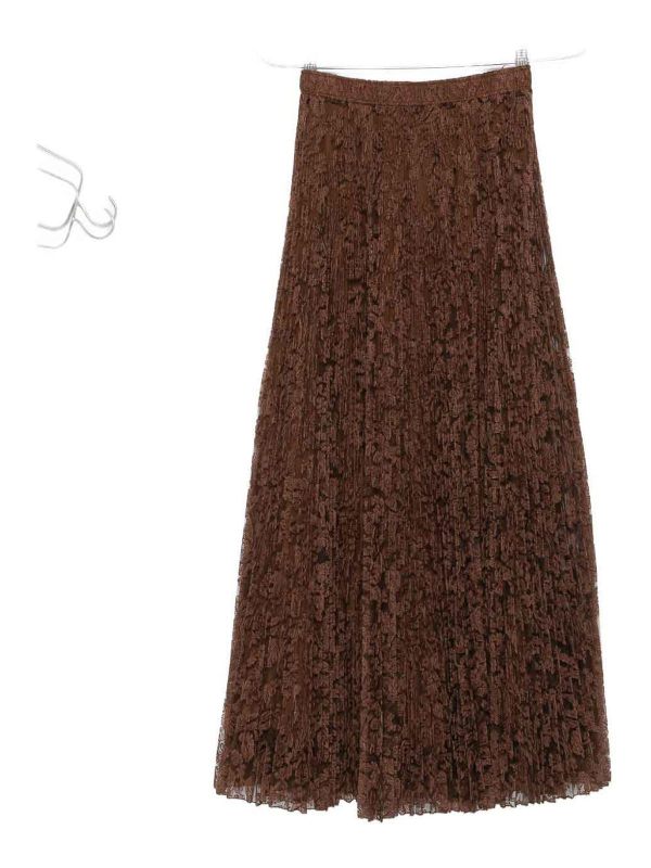 Ermanno Scervino Jupe Midi - Marron