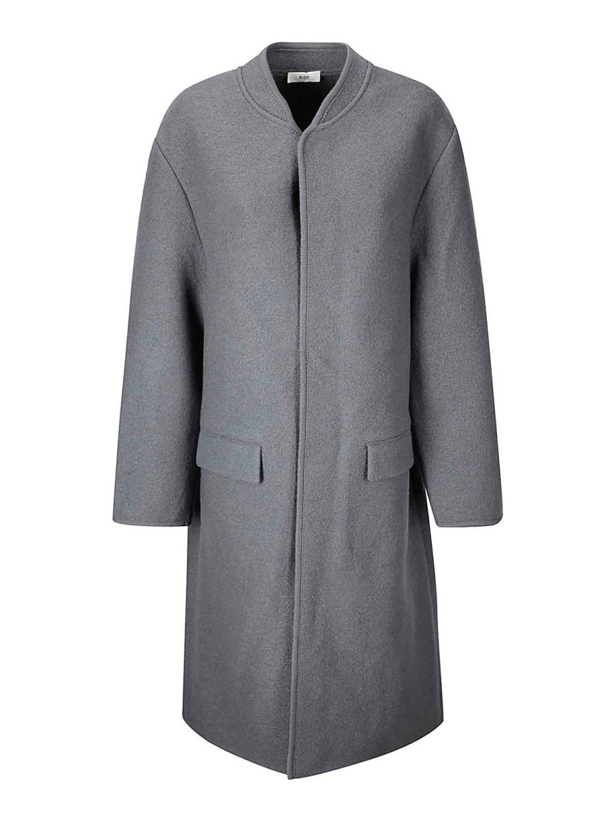 Rier Manteau Court - Gris
