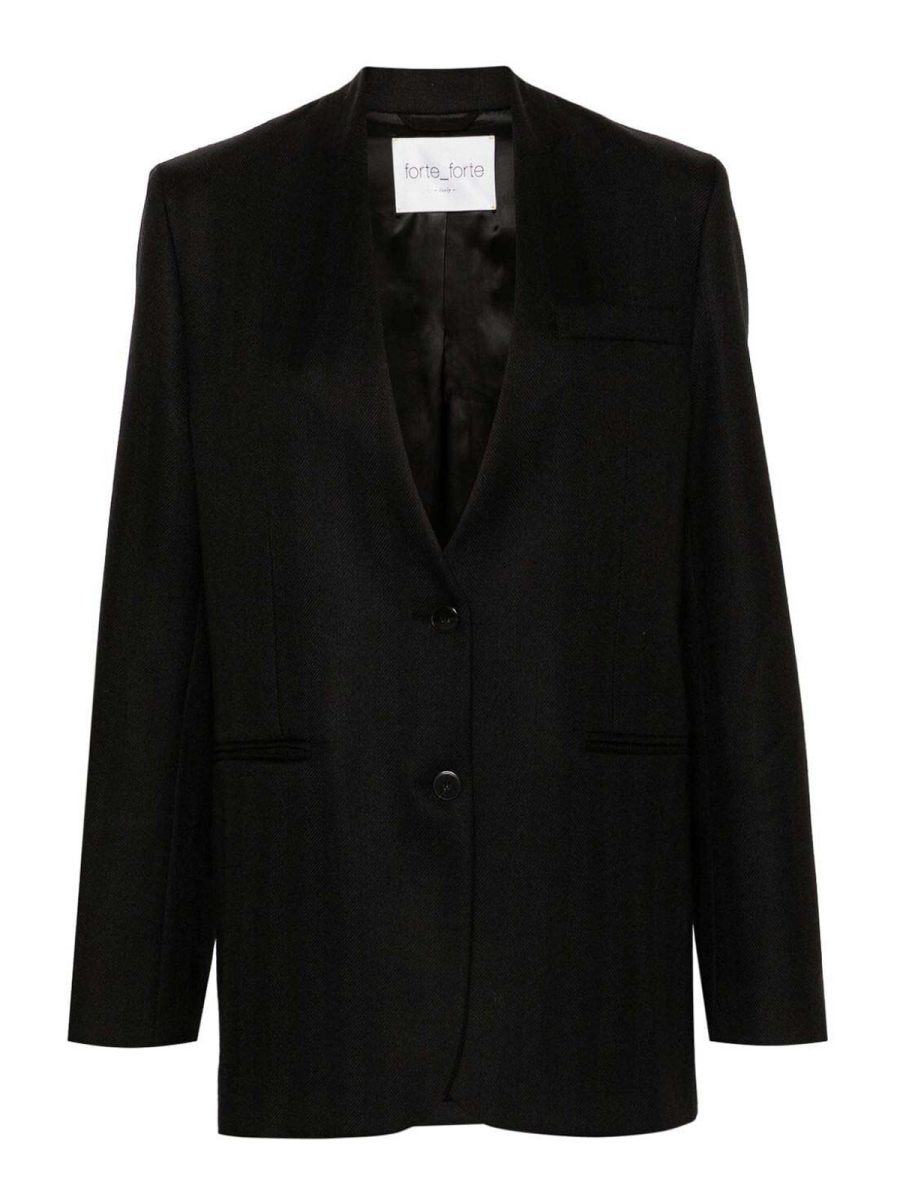 Forte Forte Veste Casual - Noir