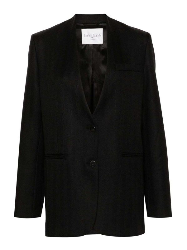 Forte Forte Veste Casual - Noir