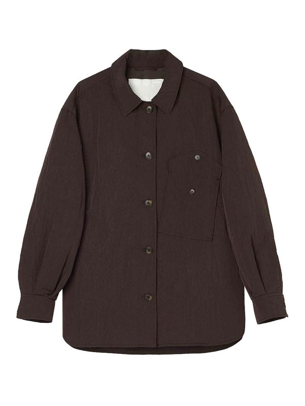 OOF Wear Veste Casual - Marron Foncé