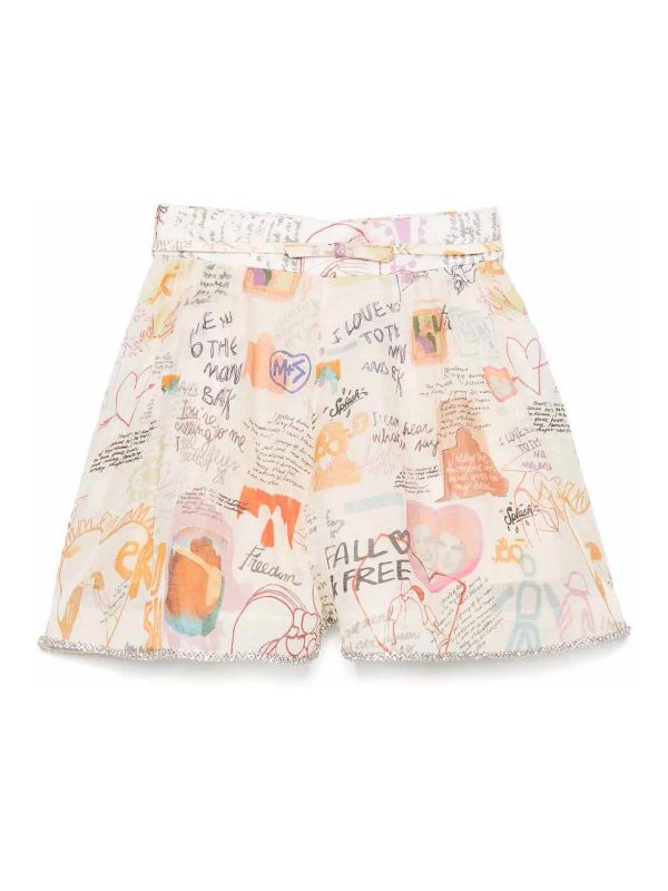 Zimmermann Jupe Midi - Multicolore