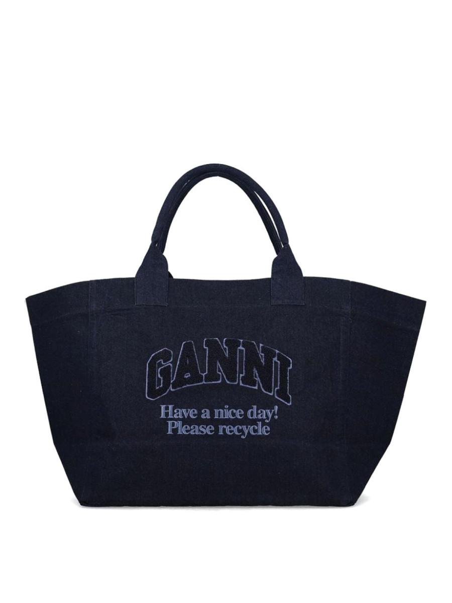 Ganni Sac Cabas - Bleu