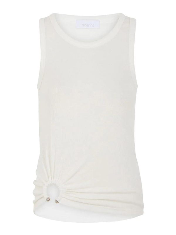 Rabanne Top - Blanc