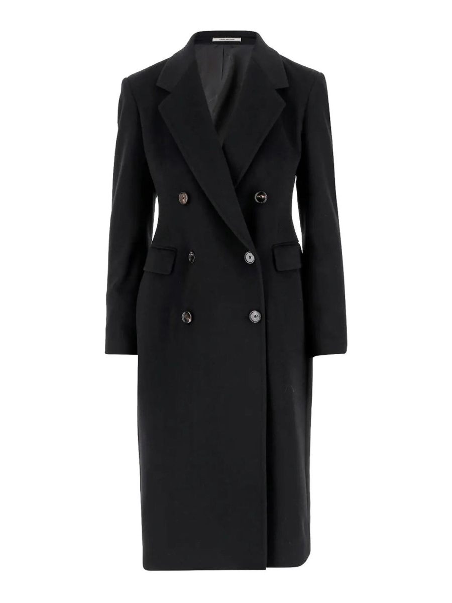 Tagliatore Manteau Au Genou - Noir