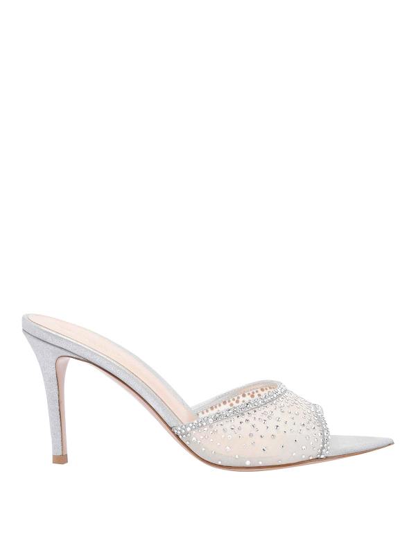 Gianvito Rossi Sandales - Argent