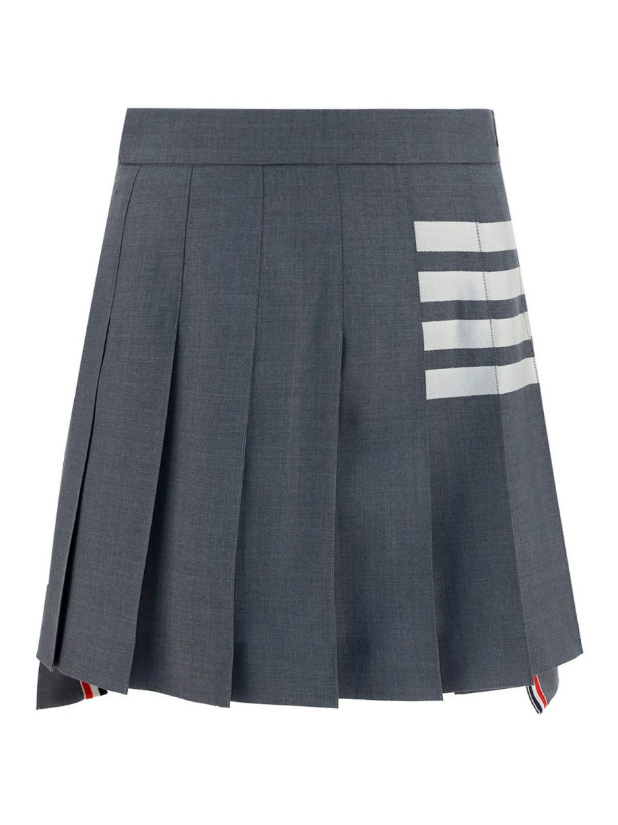 Thom Browne Mini Jupe - Gris
