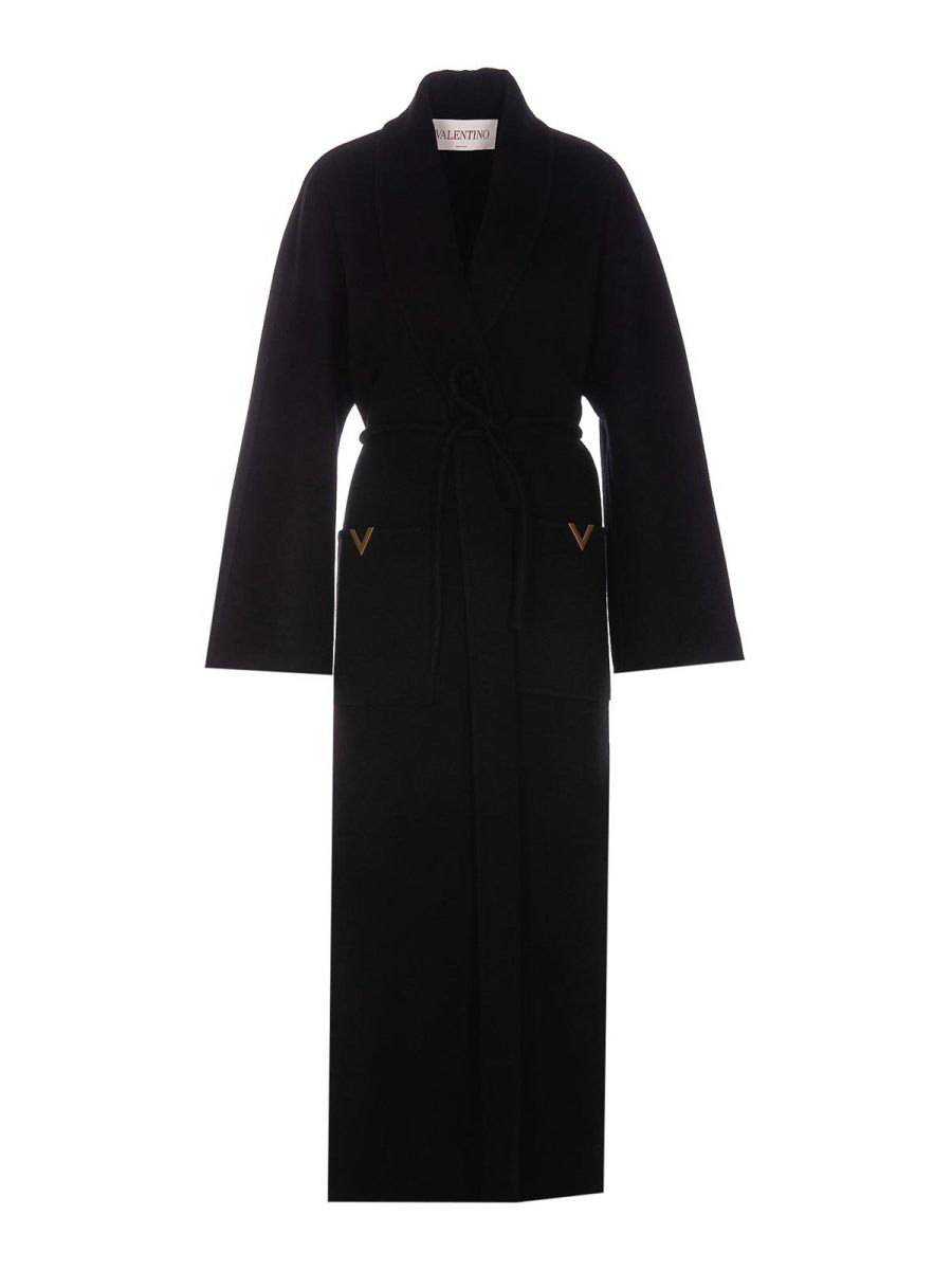 Valentino Garavani Manteau Court - Noir