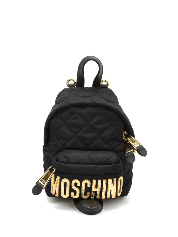Moschino Logo lettering small backpack