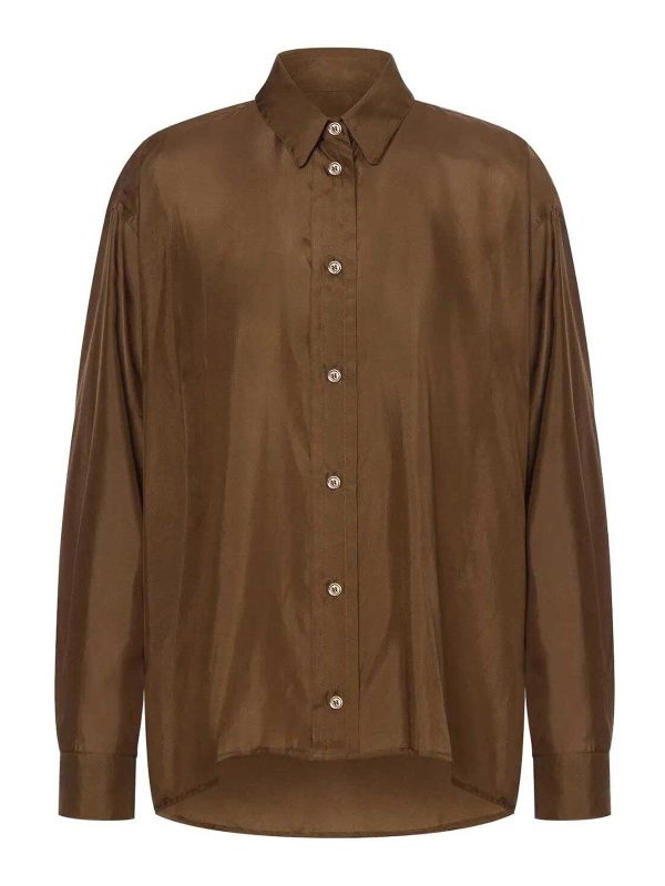 Philosophy di Lorenzo Serafini Chemise - Marron