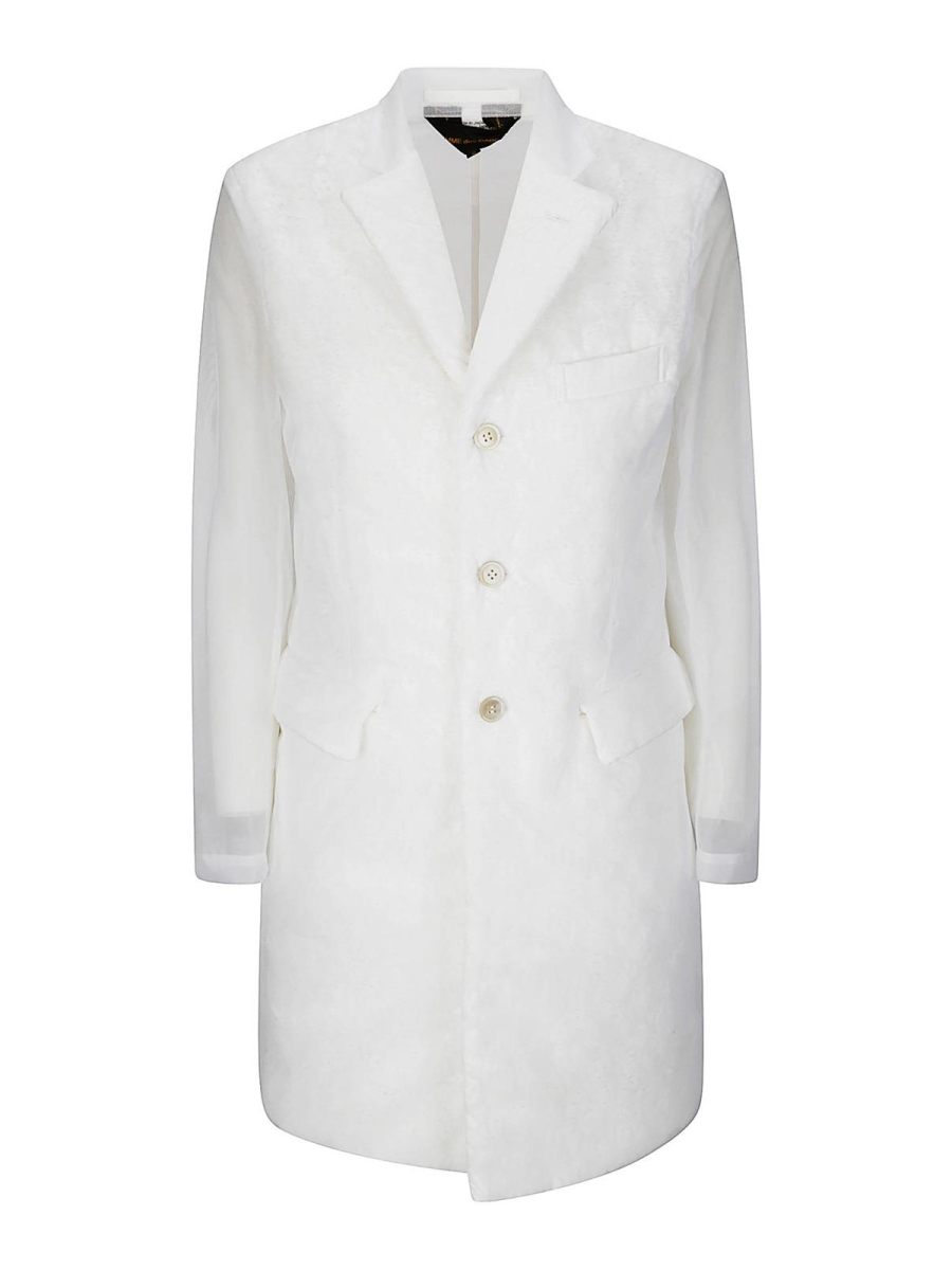 Comme Des Garcons Veste Casual - Blanc