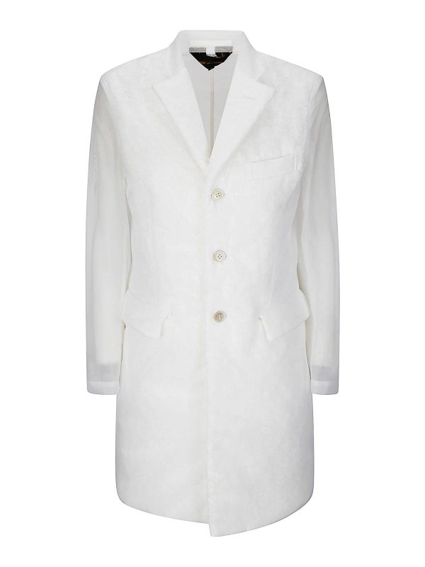 Comme Des Garcons Veste Casual - Blanc