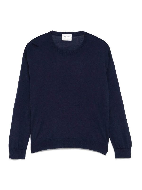 Be You Pull Col Rond - Bleu
