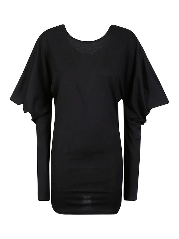 Setchu Robe Au Genou - Noir