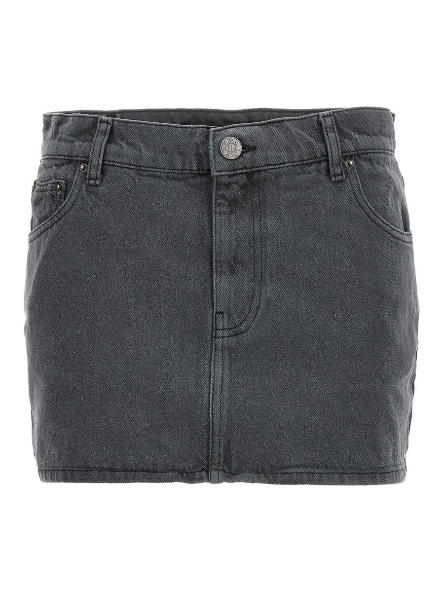 Rotate Birger Christensen Jupe Midi - Gris