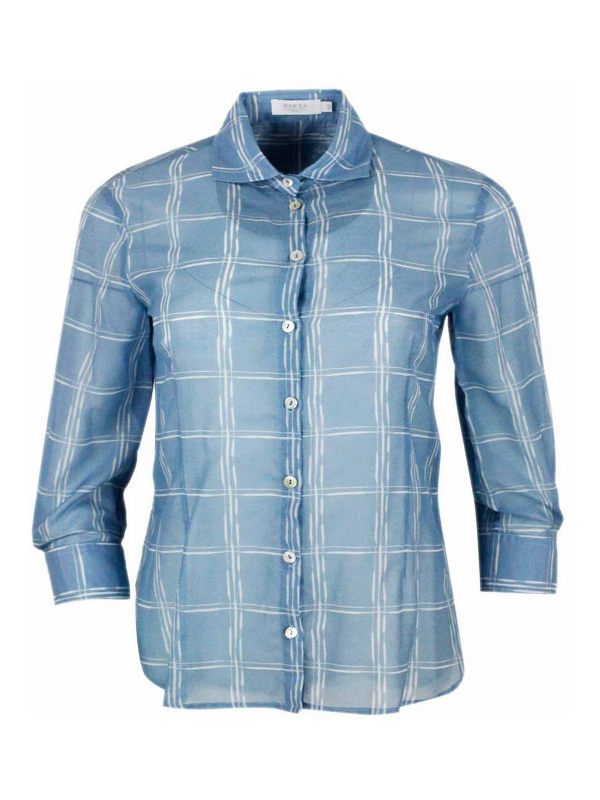 Barba Napoli Chemise - Bleu