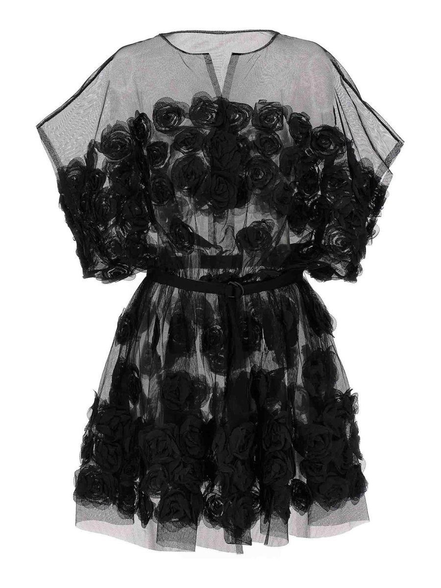 Norma Kamali Robe Au Genou - Noir