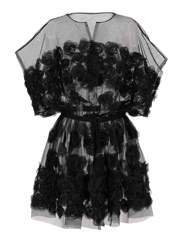 Norma Kamali Robe Au Genou - Noir