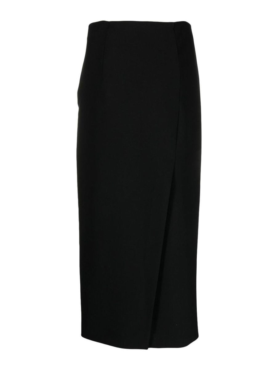 Emporio Armani Jupe Midi - Noir