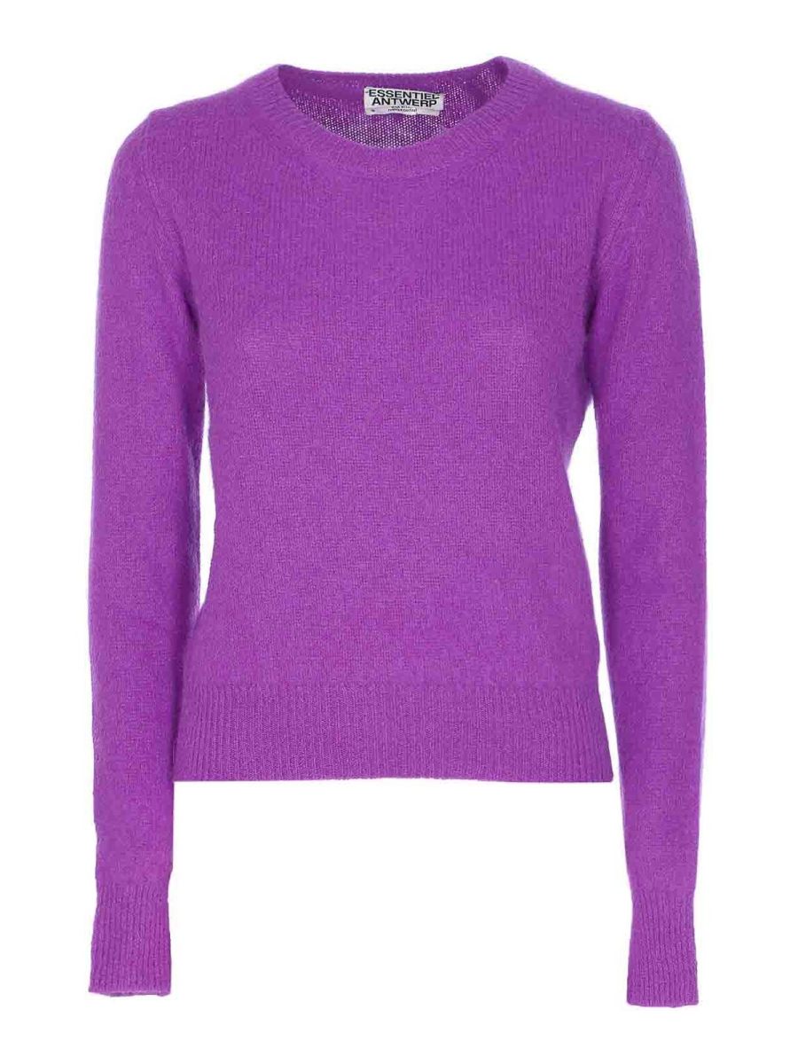 Essentiel Antwerp Pull Col Rond - Violet