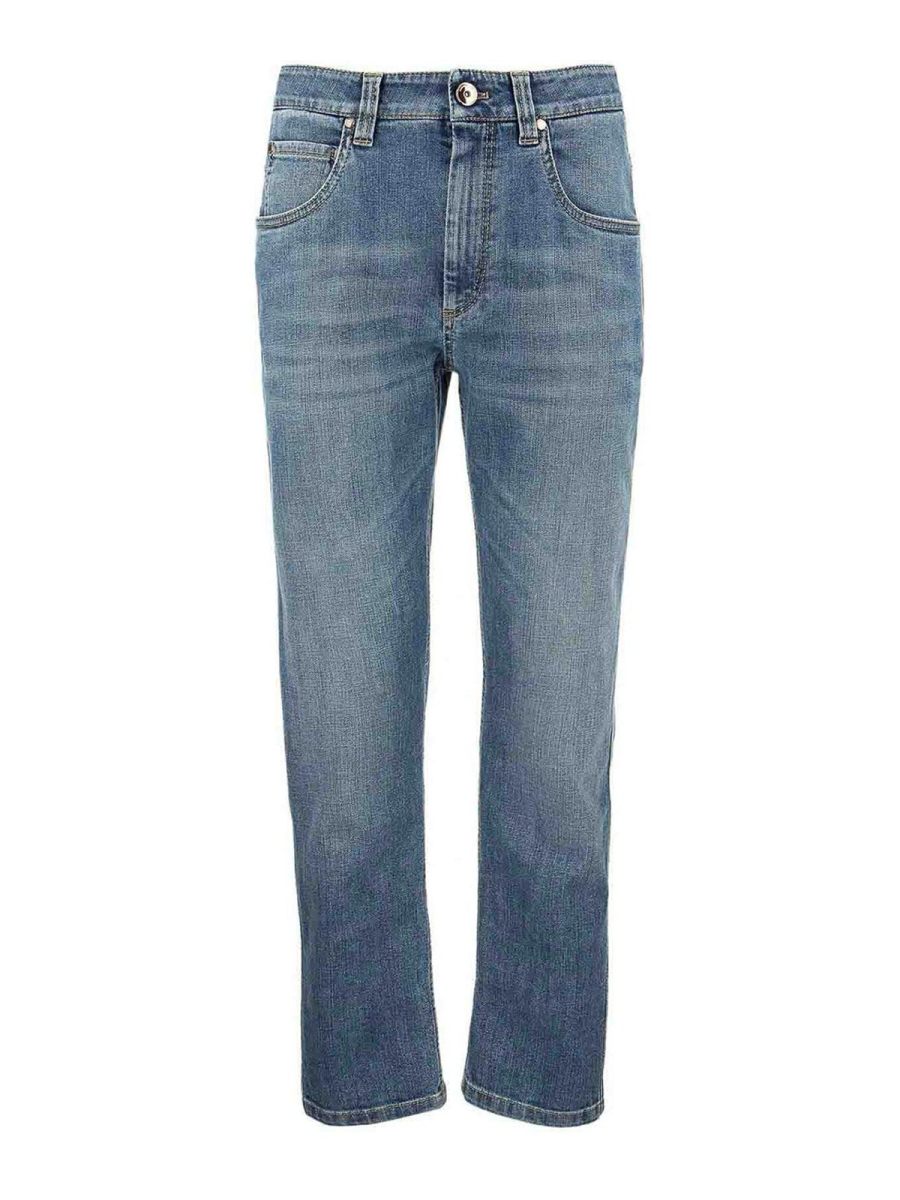 Brunello Cucinelli Jean Bootcut - Bleu