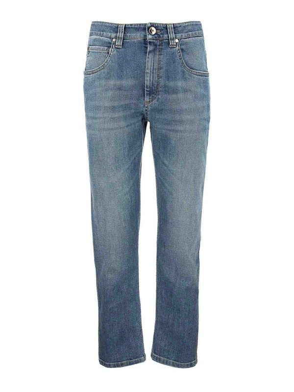Brunello Cucinelli Jean Bootcut - Bleu